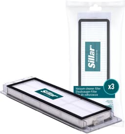Sillar, set 3 stofzuigerfilter, HEPA, luchtfilter, geschikt voor robotstogzuiger Xiaomi Roborock E20 E25 E35 Lite C10 S5 S50, vervanging — thumbnail 5