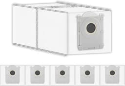 (6 Stuks) X8 Pro Omni Vervangende Stofzakken Compatibel Met ECOVACS DEEBOT X8 PRO OMNI/ T80 Omni/ T30C Omni/ X9 Pro Omni/ T50 MAX PRO Omni/ T50 PRO Omni Robotstofzuiger, Stofzakken, Stofzuigerzak — thumbnail 1