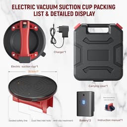 Elektrische vacuümlifter met hoge draagkracht - ideaal voor glas, tegels en marmer — thumbnail 5