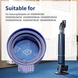 2 stuks stofzuigerfilters Geschikt voor Samsung Samsung, op maat gemaakte jetfilter VS20A958FWN-filter — thumbnail 2