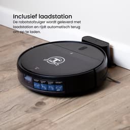 TONIHOMI® Q8 + G20 Robotstofzuiger Combi Deal – Met Dweilfunctie – LDS Laser Navigatie – Automatisch Legen – App Bediening – Laadstation – Huisdieren – Zwart — thumbnail 4