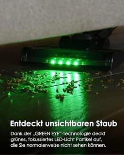 Draadloze 2-in-1 Stofzuiger en Dweil met 40 kPa Zuigkracht, Groen LED Licht, HEPA Filter, 6 Accessoires, Geschikt voor Alle Vloertypes en Dierenharen - Grijs — thumbnail 4