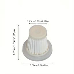 6 x Stofzuigerfilters - Krachtige stofafzuiging, geschikt voor HEPA-autostofzuigers (5,09 x 2,85 x 4,7 cm) — thumbnail 2