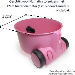 10x Dparts NVM-1CH stofzuigerzakken - 1 filter - 4 geurzakjes - geschikt voor Numatic - voor alle 12" Henry en Hetty stofzuigers - James - PPR240 - nr. 604015 — thumbnail 2