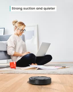 Lefant - Robotstofzuiger Met Dweilfunctie - Robotstofzuiger Met Laadstation - Alexa Stem Besturing - Robotstofzuiger Huisdieren - Stille Schoonmaak - 6 Schoonmaak Standen — thumbnail 5