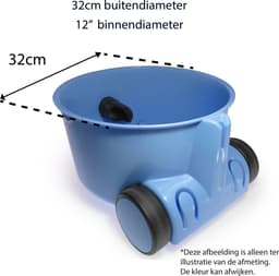 Henry stofzuiger onderbak - Voor Hetty en Henry Next 200 series - Numatic stofzuiger onderdelen - Rood — thumbnail 2