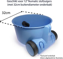 Dparts Henry Next stofzuiger motorkop - passend op Henry en Hetty uit Next en Plus series - geschikt voor Numatic - 620 watt motor met snoer — thumbnail 2