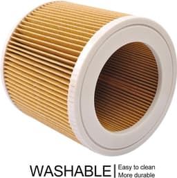 2x Patroonfilter geschikt voor Kärcher WD1, WD2, WD3 en A series - Vervanging van origineel 6.414-552.0 - Filter — thumbnail 5