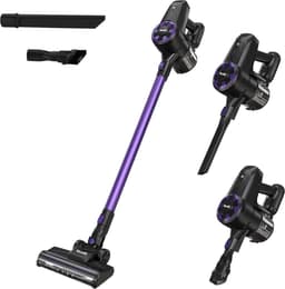 White-Label® Stofzuiger Zonder Zak - Steelstofzuiger Draadloos - Steelstofzuigers - Stofzuigers - Vacuum Cleaner - Paars en Wit — thumbnail 1