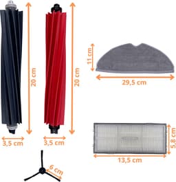 Accessoirespakket voor Roborock S8 PRO ULTRA - Filter/Dweil/Zijborstel/Afzuigrol — thumbnail 2