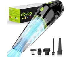 Luxe Kruimeldief – Snoerloos – Best Verkocht – Handstofzuiger – Vacuum Cleaner – 6000mAh – HEPA Filter – 10000PA – Lichtgewicht – Zwart