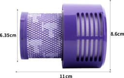 4 Stuks Robuuste HEPA Filters voor Dyson V10 SV12, vervangingsfilter voor de V10 SV12-stofzuigerserie van Dyson, Cyclone Filter V10, V10 Absolute — thumbnail 3