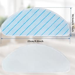 Dailygoods- Wasbare Doekjes 10 Stuks - Hoogwaardige Materialen - Duurzaam - Machinewasbaar - Sterke Wateropname - Geschikt voor Ecovacs Deebot - Reinigingsdoekjes — thumbnail 2