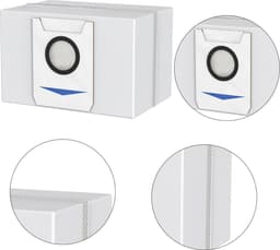 Stofzuigerzak voor Ecovacs Deebot X1 Omni/X1E Omni/X1 Turbo/T20 Omni/T20E Omni [Pack van 10] Vervangende stofzakken — thumbnail 4