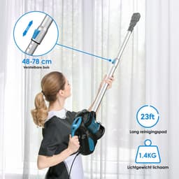 Bolture Handstofzuiger met Steel - Steelstofzuiger met Snoer - Handheld Vacuum Cleaner - Afneembare Kruimelzuiger - 600W - 18000Pa — thumbnail 4