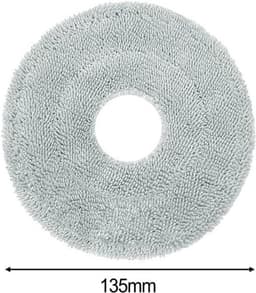 Dweilpads Geschikt voor Dreame L10s Ultra, L10 Ultra, L10s Pro, X40 Ultra, X50 Ultra, L40 Ultra en Xiaomi S10+, X10+ - 8-pack — thumbnail 2
