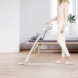Staande stofzuiger - 600W met HEPA-filter -0,8L stofbak - 4,5m kabel - handstofzuiger voor tapijt bank matras huisdiervacht thuisreiniging — thumbnail 4