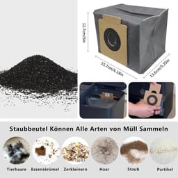 29-delige accessoireset geschikt voor Eufy X10 Pro Omni robotstofzuiger, met hoofdborstels, zijborstels, stofzakken, HEPA-filters en reinigingsdoeken — thumbnail 2