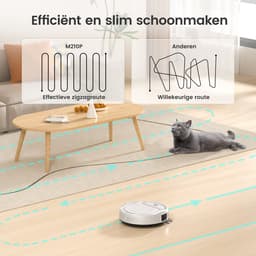 Lefant M210P Robotstofzuiger – 2200 Pa zuigkracht – Zuigopening die niet verstopt raakt – Ideaal voor huisdierhaar, harde vloeren en tapijt — thumbnail 4