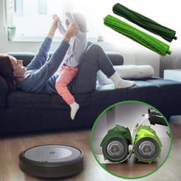 Omgoods - Set van 4 Rubber Borstels voor Robotstofzuiger — thumbnail 3