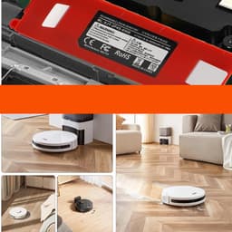 6500mAh Batterij Compatibel Met Xiaomi Roborock S50 S51 S55 - 14,4V Stabiele Prestaties - Bescherming Tegen Overbelasting En Kortsluiting Eenvoudige Installatie - Oranje — thumbnail 5