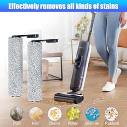 PromoHome Vervangende borstel voor Tineco Floor ONE S5/S5 PRO/S5 Pro 2 - Schuifbalk - Grijs — thumbnail 2