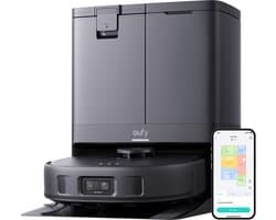 eufy X10 Pro Omni Robot Stofzuiger en Mop - 8.000 Pa zuigkracht - Dubbele dweilpads met 12 mm auto-lift en tapijtdetectie - Herkent 100+ objecten voor obstakelvermijding - Alles-in-één station voor dagelijks onderhoud