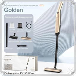 Draadloze Stofzuiger - Handstofzuiger Kruimeldief - Snel Huis Schoonmaken - 20000 Pa Zuigkracht - 0.5 Liter - Zwart — thumbnail 2