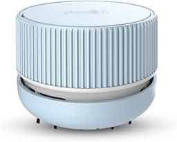 Mini Bureau Cleaner - Tafel Veegmachine - Bureau Opruimen - Hoge Zuigkracht - 82x58mm - Blauw — thumbnail 1