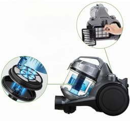 2 stuks - zwarte accessoires voor stofzuigers - Compatibel met Bosch Series 2 stofzuigers zonder stofzak: BGC05AAA1, BGC05AAA2, BGC05A220, BGC05A320, BGC05A322, BGS05AAA2 en BGS05X240. — thumbnail 4