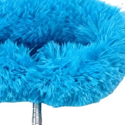 Plumeau voor Plafondventilatoren - Stofwisser Telescoop - Stof Verwijderen - Elektrostatische Borstelkop - 115 cm - Blauw — thumbnail 3