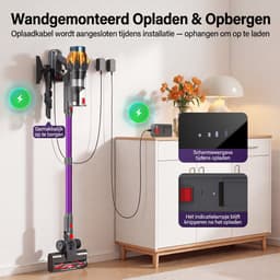 Lubluelu P6 Draadloze Steelstofzuiger 45Kpa- 5 in 1 Handstofzuiger - Zelfstaand Design - 50 Min Gebruikstijd - Verwijderbare Batterij- Anti-klit Borstel - HEPA-filter - LED-koplampen — thumbnail 1