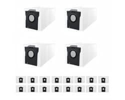 20 Stuks Stofzakken Geschikt voor Dreame D20 Plus & D20 Pro Plus - Vervangt RDB17 - 3L Stofzuigerzakken voor Afzuigstation