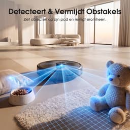 Lubluelu SL60MAX+ Robotstofzuiger met Dockingstation - Robot Stofzuigers met Dweilfunctie - 7000Pa -LiDAR-navigatie – Borstel die klitten voorkomt – Ideaal voor dierenharen — thumbnail 4