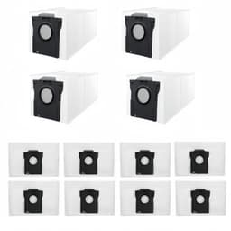 12 Stuks Stofzakken Geschikt voor Dreame D20 Plus & D20 Pro Plus - Vervangt RDB17 - 3L Stofzuigerzakken voor Afzuigstation — thumbnail 1