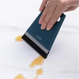 Stofblik en borstel - Mini veger set - Bureau opruimen - Compact formaat - Niet gespecificeerd - Geel — thumbnail 5