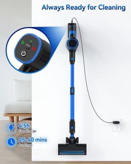 Draadloze Stofzuiger - Handstofzuiger Kruimeldief - Efficiënt Schoonmaken - 6-in-1 Functionaliteit - 500 Gram Capaciteit - One Color — thumbnail 3