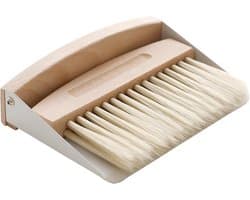 Mini Bezem Stoffer - Kleine Set - Snelle Schoonmaak - Ruimtebesparend Ontwerp - Compact Formaat - Grijs