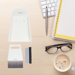 Mini Stofpan en Borstel - Kleine Bezem Set - Snel Opruimen - Ergonomisch Ontwerp — thumbnail 2