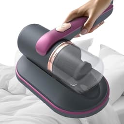 Handmatrasstofzuiger - Kleine stofzuiger - Matras reinigen - Draadloos ontwerp - 68 W - Paars — thumbnail 1