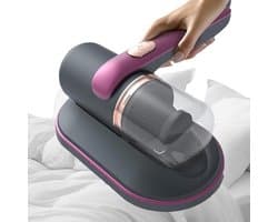 Handmatrasstofzuiger - Kleine stofzuiger - Matras reinigen - Draadloos ontwerp - 68 W - Paars