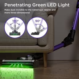Yanhama H3 Wireless Vacuum Cleaner, Handheld Vacuum Cleaner, 7-level Filtration System, 180° Flexible Steering, Compatible with Multiple Accessories for Various Scenarios. Deep Cleaning Of Household, Pet Hair, Sofa And Floor — thumbnail 5