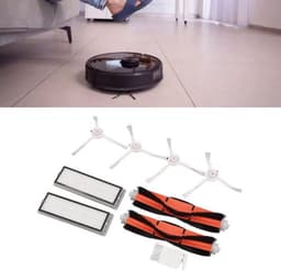 Borstel Filters Witte Platte Kam Kit - Vervangende Hulpstukken - Geschikt voor Mijia 1C - Robot Stofzuiger Accessoires - Efficiënt en Com... — thumbnail 2