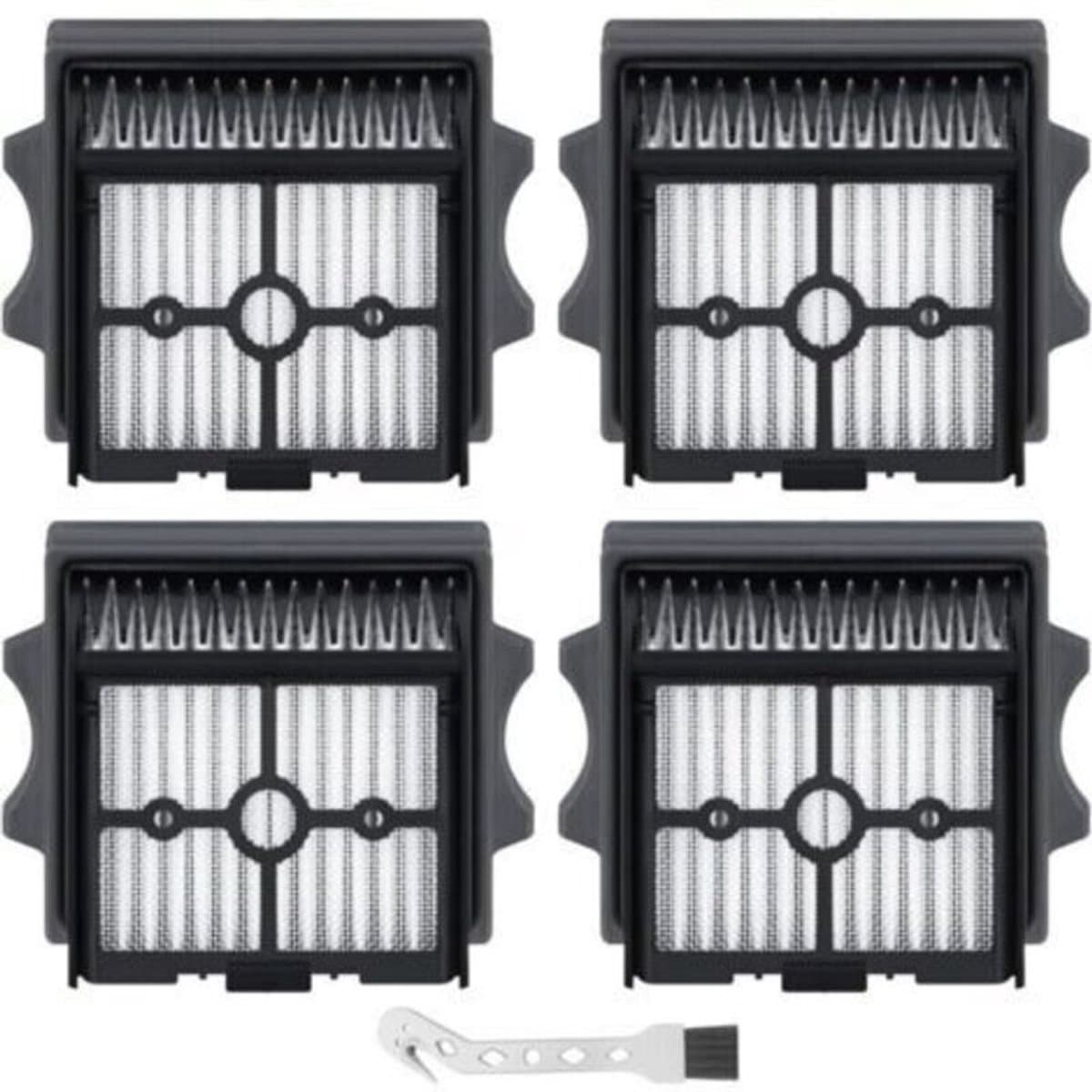 4-delige HEPA-filterset geschikt voor Tineco FLOOR ONE Stretch S6/SWITCH S6/SWITCH S6 Stretch/SWITCH S7 Stretch/S7 Stretch Steam/S7 Stretch Ultra/S9 Artist/S5 Combo/i6 Stretch/i5 Stretch/S7 Artist stofzuigers — afbeelding 1