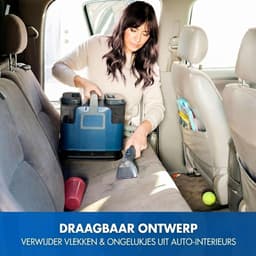 VALI® Vlekkenreiniger - Dubbele Watertanks - Draagbare Wasstofzuiger - Blauw - 34cm x 23cm x 36cm — thumbnail 5
