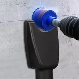 Boorstofvanger - Stofafzuiging Tool - Stofvrij Boren - Efficiënte Zuigkracht - 15 x 8 x 6 cm - Grijs — thumbnail 2