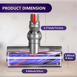 Borstelkop voor Dyson V12 Detect Slim stofzuiger — thumbnail 3