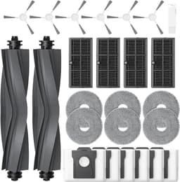 25 stuks accessoireset voor Dreame L10s Ultra Gen 2, L10s Pro Ultra Heat, L40 Ultra AE, X30 Ultra en Mova E30 Ultra robotstofzuigers - inclusief 2 hoofdborstels, 6 stofzakken, 6 reinigingsdoeken, 4 HEPA-filters en 6 zijborstels — thumbnail 2