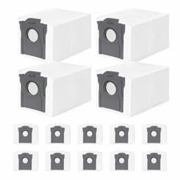14 Stuks Stofzuigerzakken Voor Robotstofzuiger - Geschikt Voor Dreame L10 L10s L20 X20 X30 X40 X50 L40 L50 Ultra En Mova P10 E30 P50 V50 Ultra - 3,2 Liter Capaciteit - 4-Laagse Filterstructuur - Vervangende Stofzakken Voor Leegstation — thumbnail 1