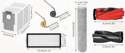 accessoireset compatibel met de Roborock Qrevo Curv 2 Flow — thumbnail 2